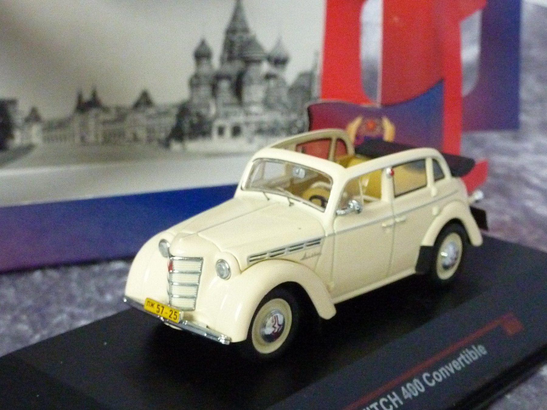 Modellini d'auto: Moskwitch 400 Convertible 1949  1:43 – Nuovo (secondo la descrizione) da Dürrenäsch venduto da modellautos4you