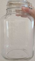 Vorratsglas mit Bügelverschluss transparent neu