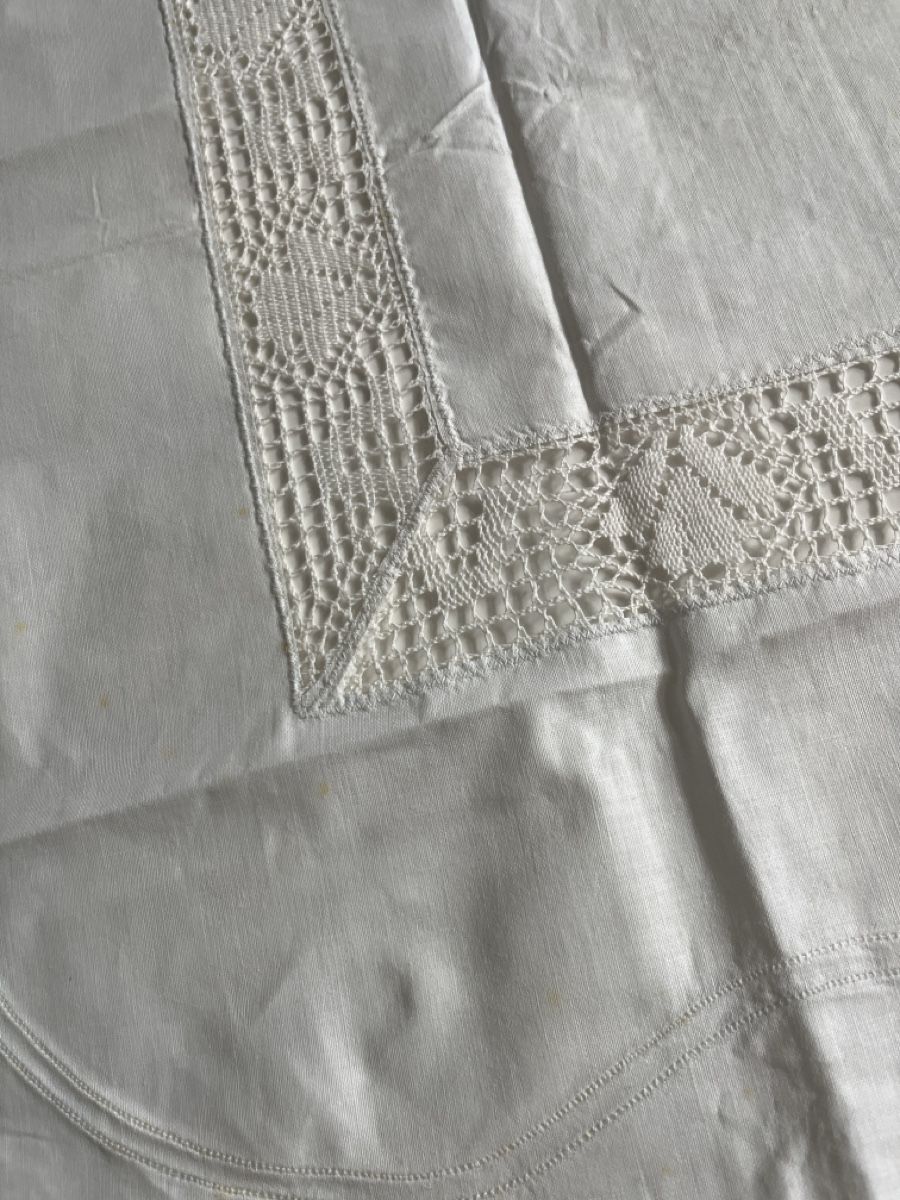 Biancheria da letto: Antik Baumwolle Bett Sheet. Sehr schön – Usato da Brienz BE venduto da hey_z9vg 1