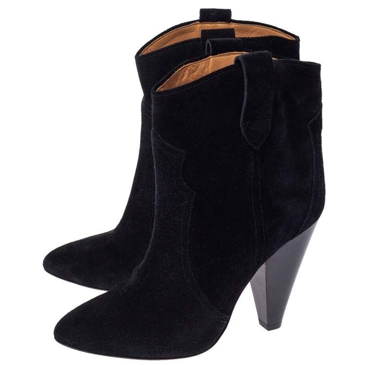 Isabel Marant Damenschuhe: Isabel Marant Black Suede Roxann Ankle Boots Gr 38 – Gebraucht aus Ebmatingen von dartim 4