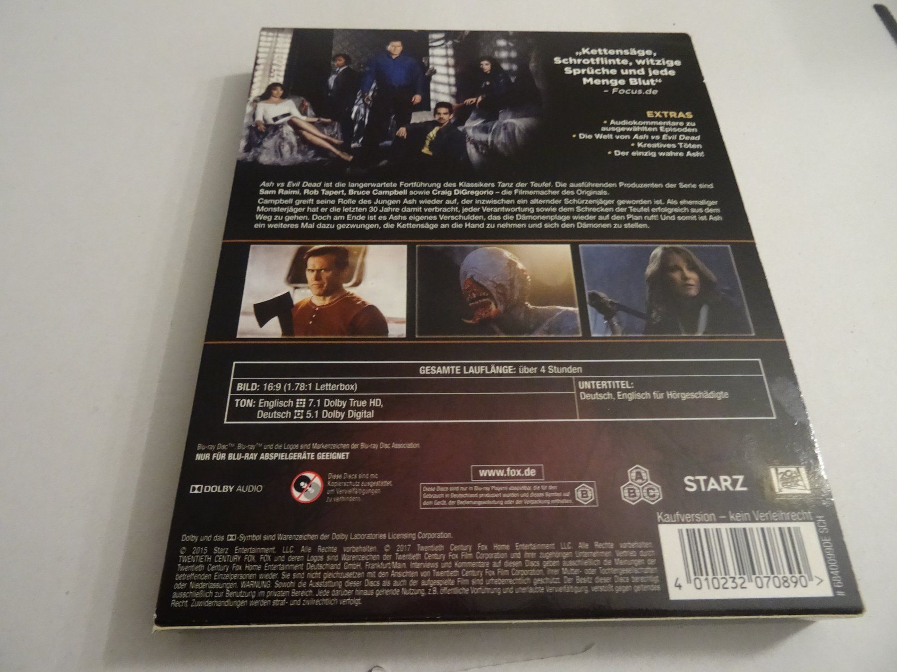 Tutti i DVDs: Ash vs Evil Dead Blu-ray Staffel 1 und 2 – Usato da Olten venduto da Disc-Ausverkauf 1