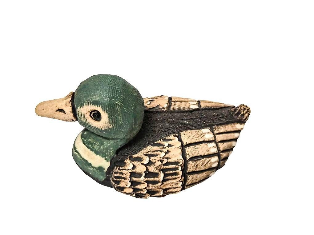 Statuette: Ente aus Steingut oder Ton – Usato da Elsau venduto da Station 1