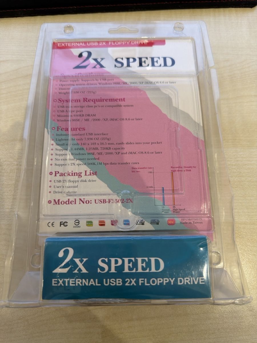 Lecteurs & Adaptateurs: Original USB 2x Floppy Disk Drive, Neu, Originalverpackt – Neuf (Voir description) à Höri par safesold 1