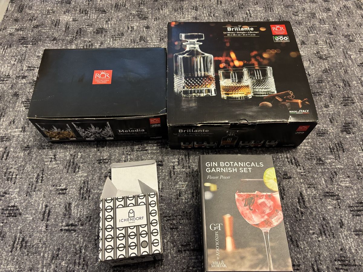 Bicchieri: RCR / Ichendorf Gläser Set, Whiskey, Gin – Nuovo (secondo la descrizione) da Brütten venduto da Swerman1984