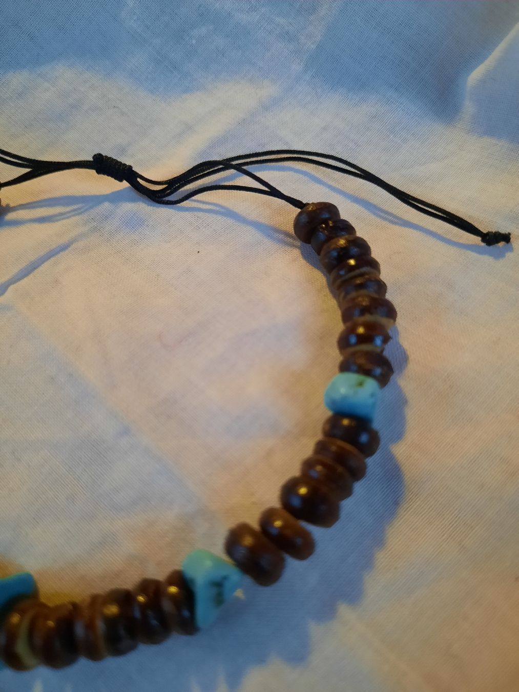Bracciali & Braccialetti: Armkette aus Holz und Türkis – Nuovo (secondo la descrizione) da Unterterzen venduto da elebo 2