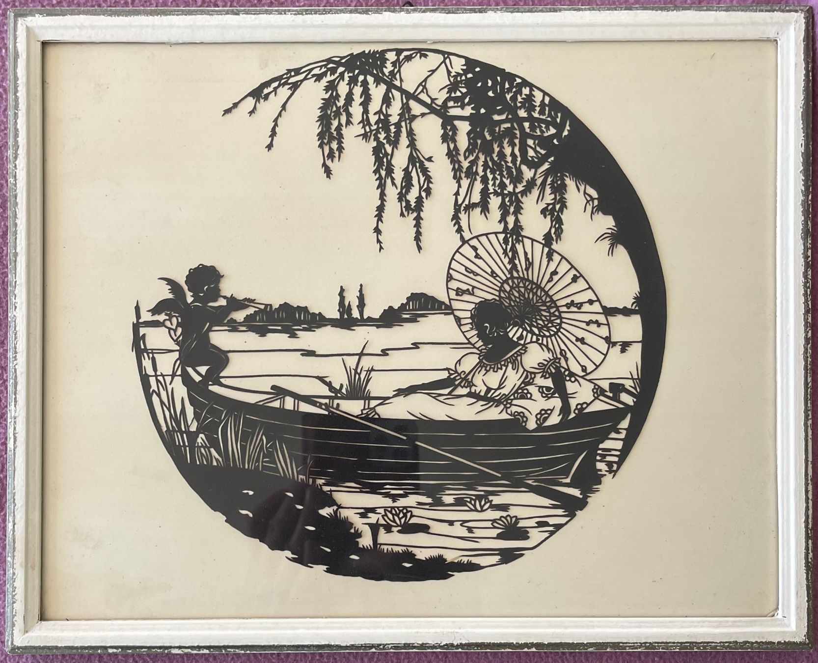 Grafica & Litografie: Scherenschnitt Liebesengel – Usato da Grosshöchstetten venduto da Perle1951