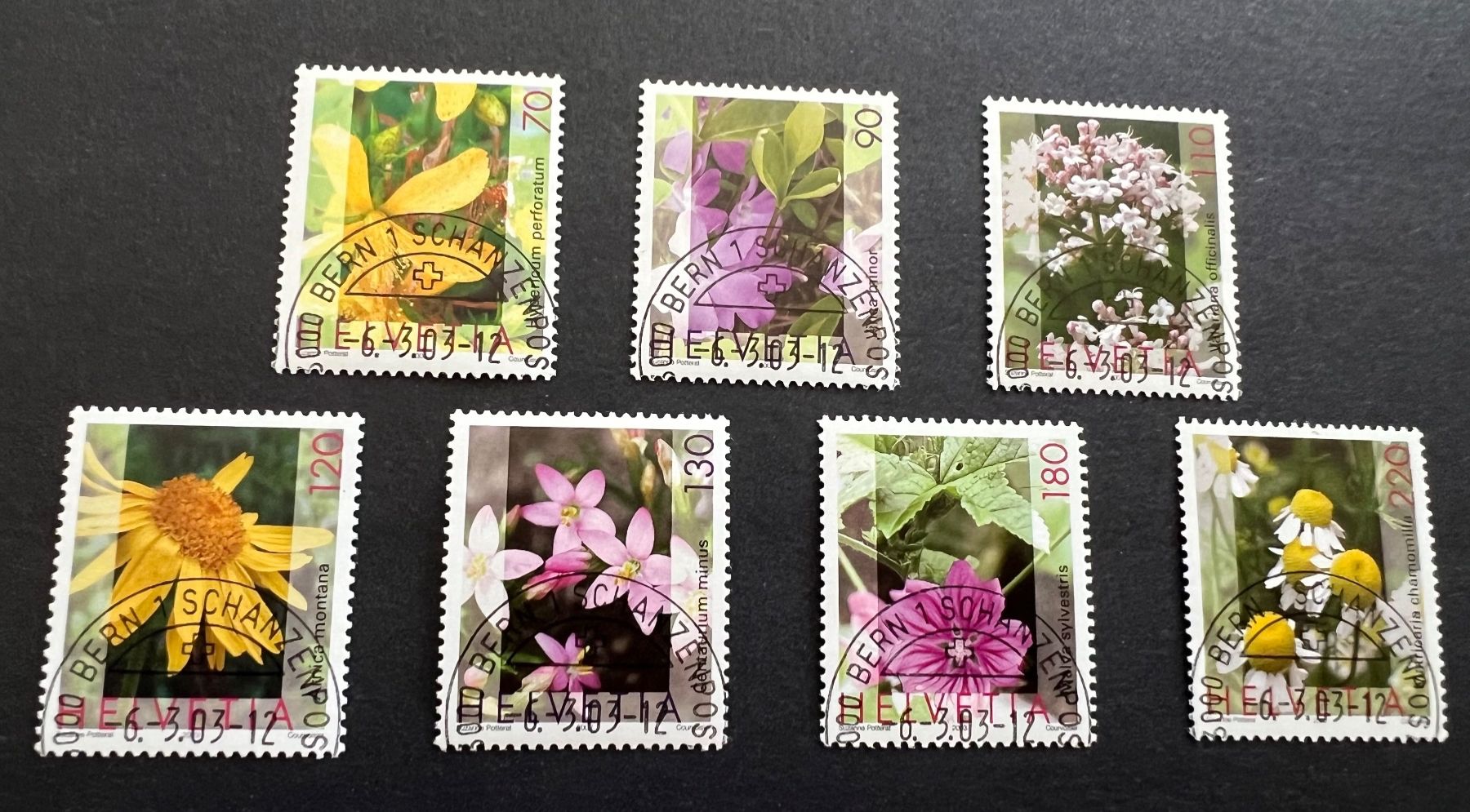 Alle Briefmarken: CH-Marken 2003 Halbmond gestempelt – Neu (gemäss Beschreibung) aus Hünenberg See von wer_5286