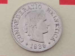10 Rappen 1939 Ni, -vz