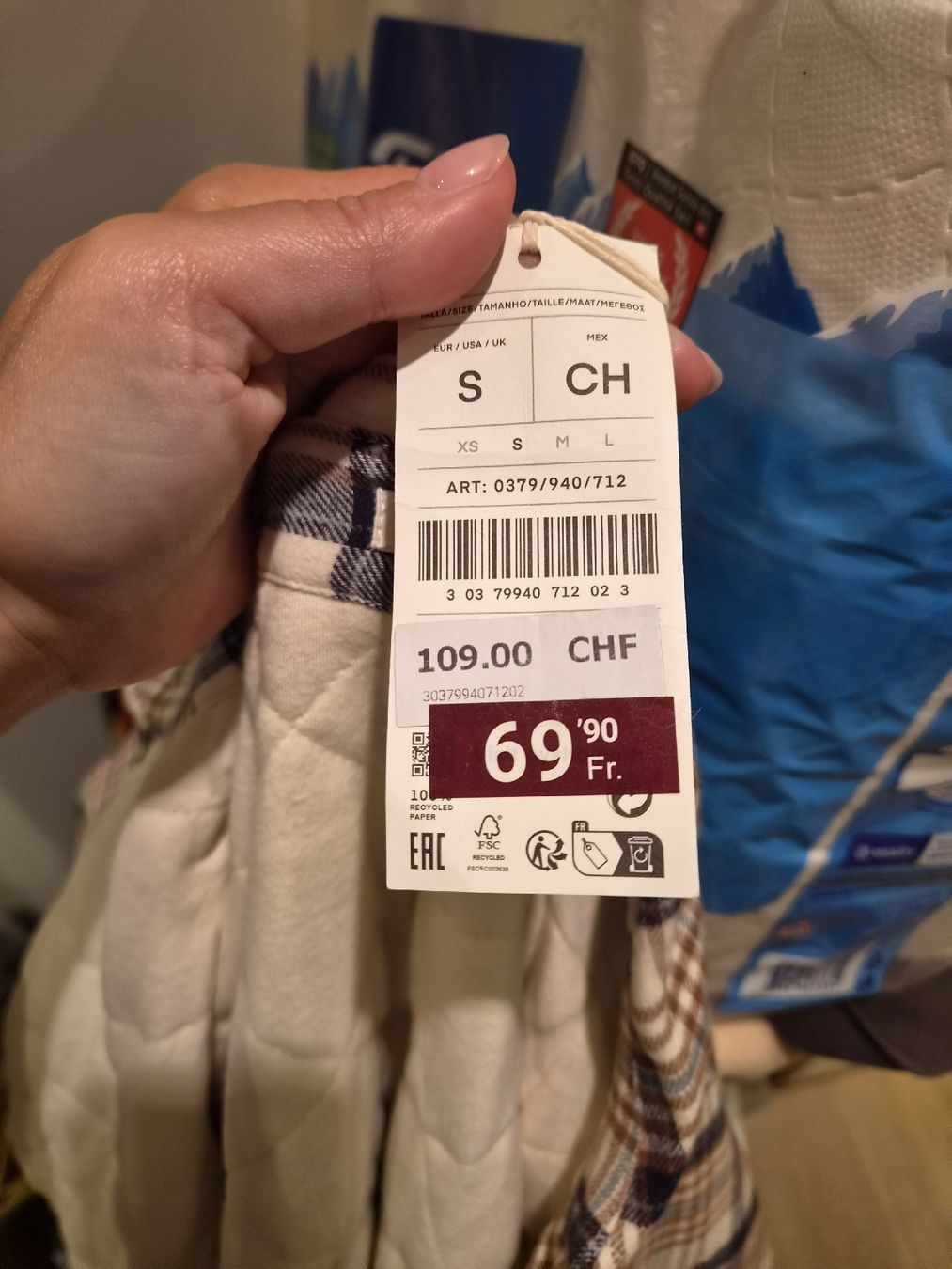 Oysho Hemden: Chemise doublée oysho – Neu und originalverpackt aus Genève von ana_z8yn 5