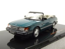 Saab 900 Cabriolet 1986-1994 dunkelgrün met.    1:43 von IXO