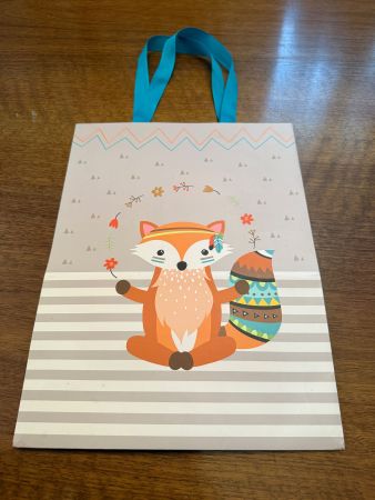 Geschenktasche Stewa Fuchs Motiv gebraucht guter Zustand