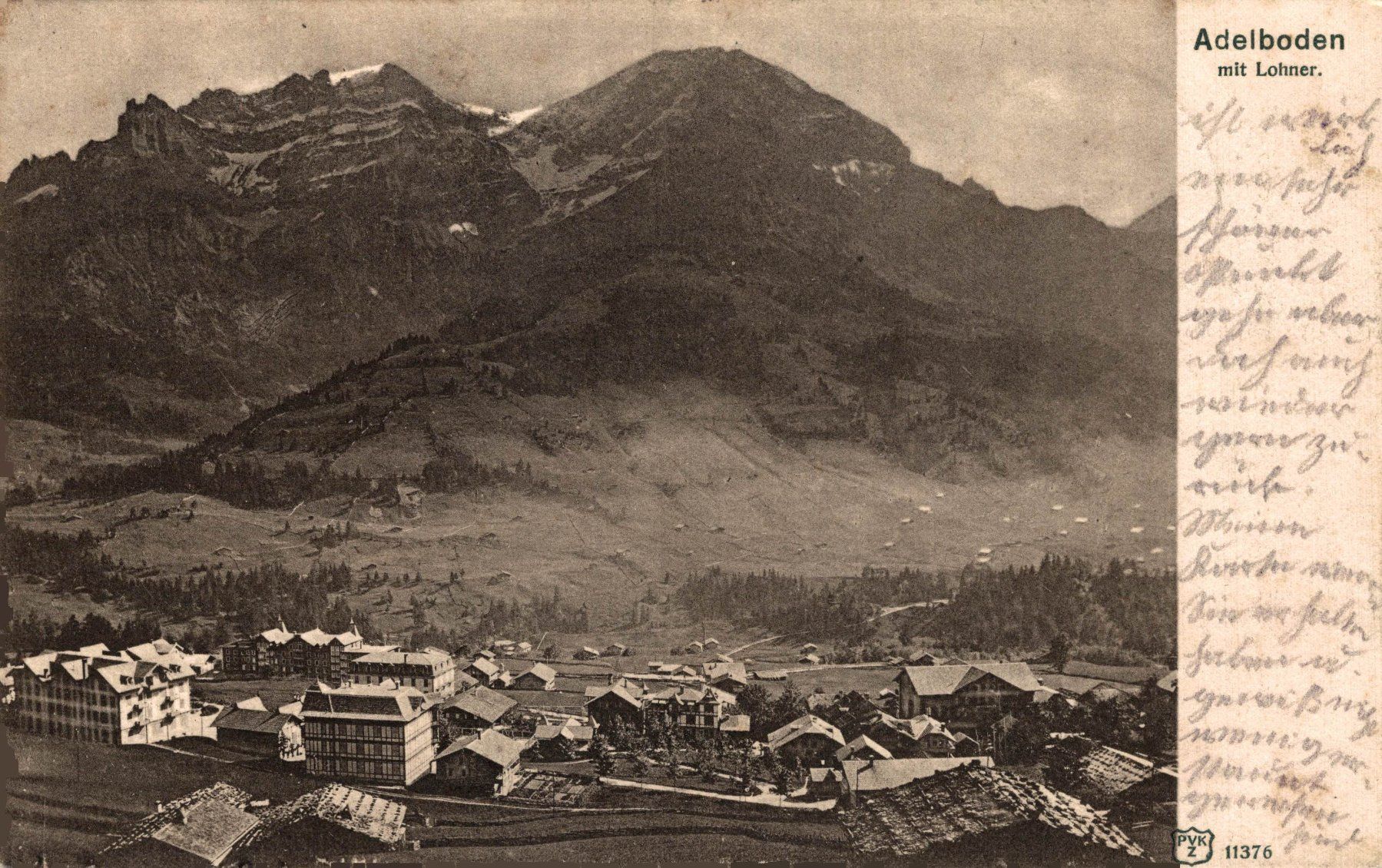 Ansichtskarten: Adelboden mit Lohner – Gebraucht aus Bronschhofen von Astore