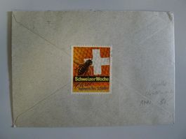 1944: Beleg OBERRIED: BIENEN-Vignette +Feldpost +B22 +202.
