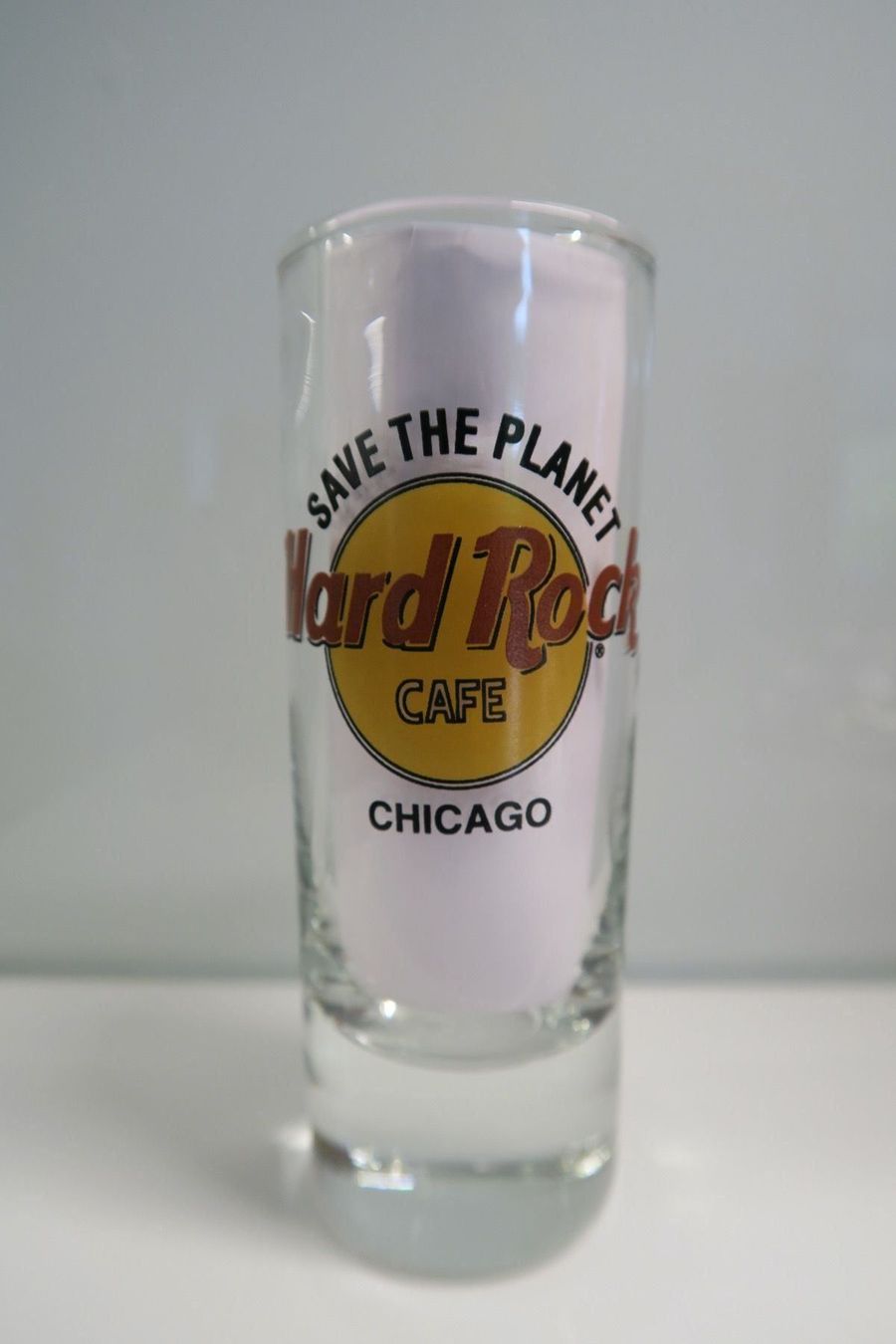 Hard Rock Cafe Gläser: Hard Rock Cafe Shot/Cordial Glas Chicago – Neu (gemäss Beschreibung) aus Maur von karin_1977