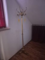 Antike Garderobe / Kleiderständer aus Messing