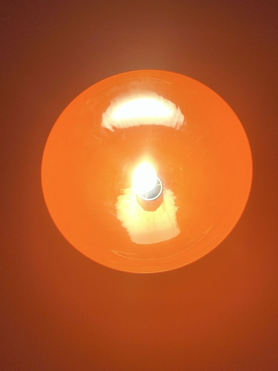 Lustres & lampes de plafonds: 70ies Deckenlampe orange – D'occasion à Wabern par Housi78 3