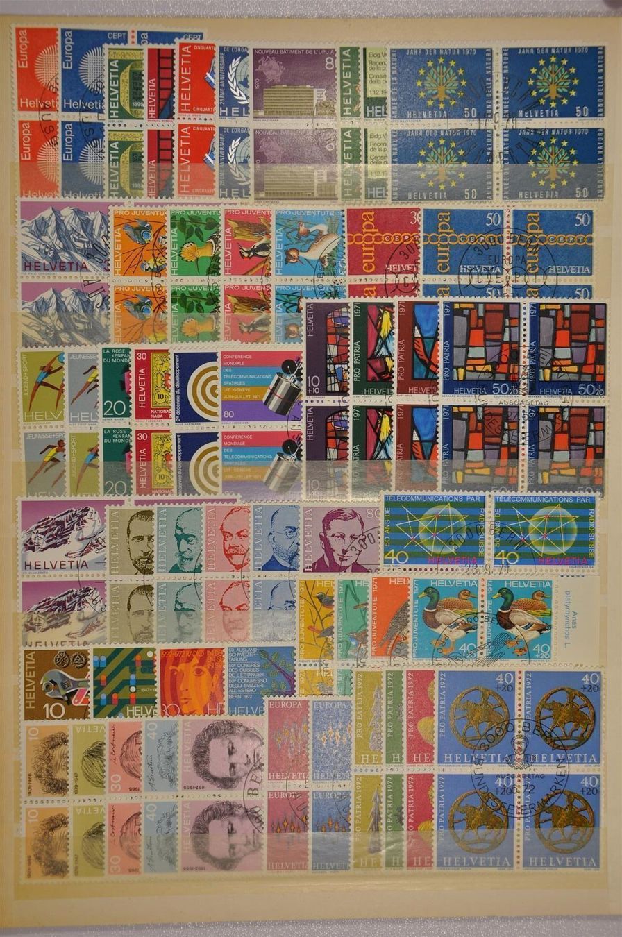Alle Briefmarken: 1946-1996 Viererblöcke gestempelt !! – Gebraucht aus Wolfhalden von Zinauktion 1