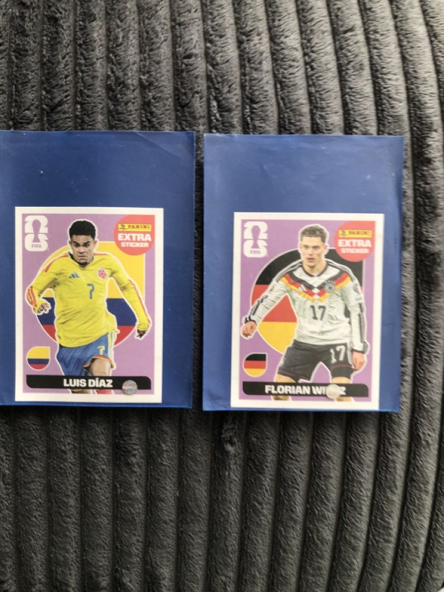 Panini Carte collezionabili: Panini extra Sticker Wirtz und Díaz  – Nuovo (secondo la descrizione) da Rorschacherberg venduto da Kisa67
