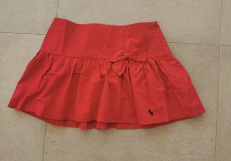 Jupe rouge Abercrombie & Fitch taille 36 (8)