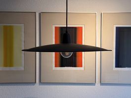 Mid Century Lampe, Minimal Industrial Design, Hängeleuchte