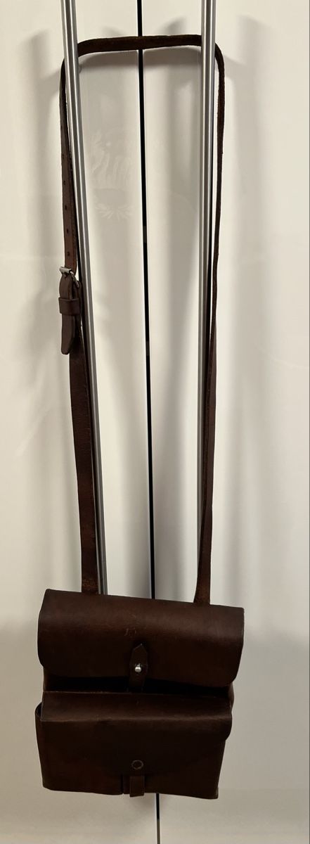Schweizer Armee Borse: Ledertasche Antik Vintage Armee – Usato da Sevelen venduto da Ritiplampi 7