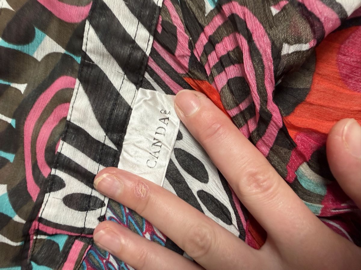 Camicette: Blouse with print size 40 short sleeve  – Usato da Knonau venduto da Grapesvintage 5