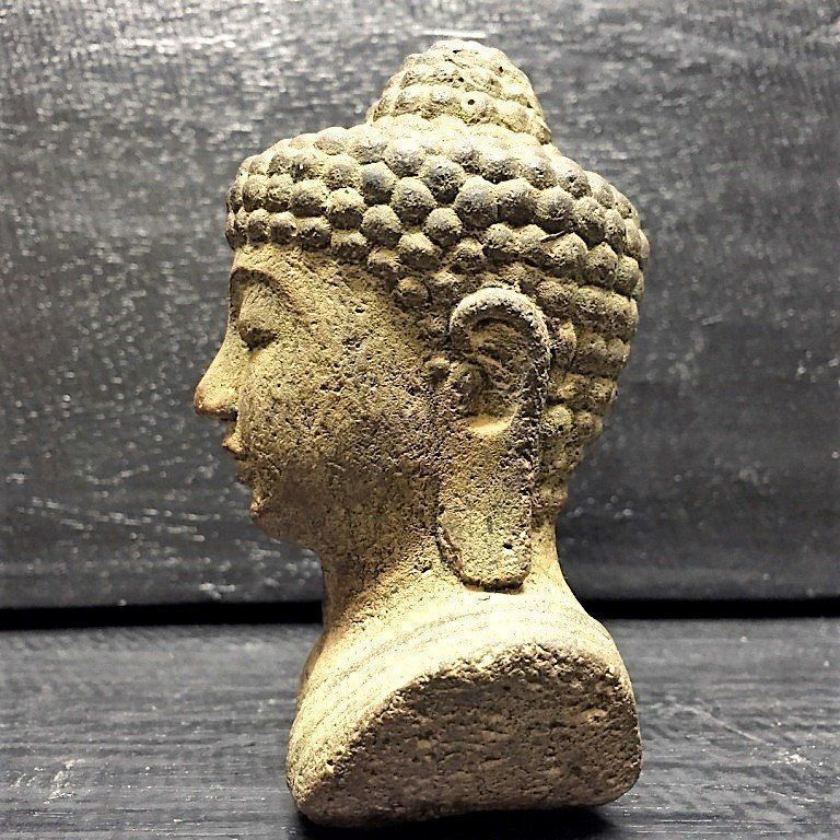 Skulpturen & Statuen: Stein Buddha Kopf 10cm – Neu (gemäss Beschreibung) aus Lenggenwil von Unique_ 2
