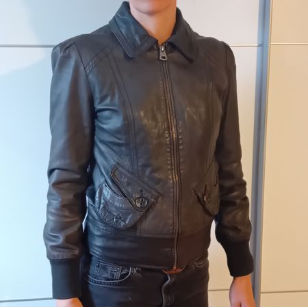 Lederjacke