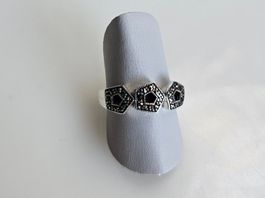 Silberring mit Pyrit Grösse 52