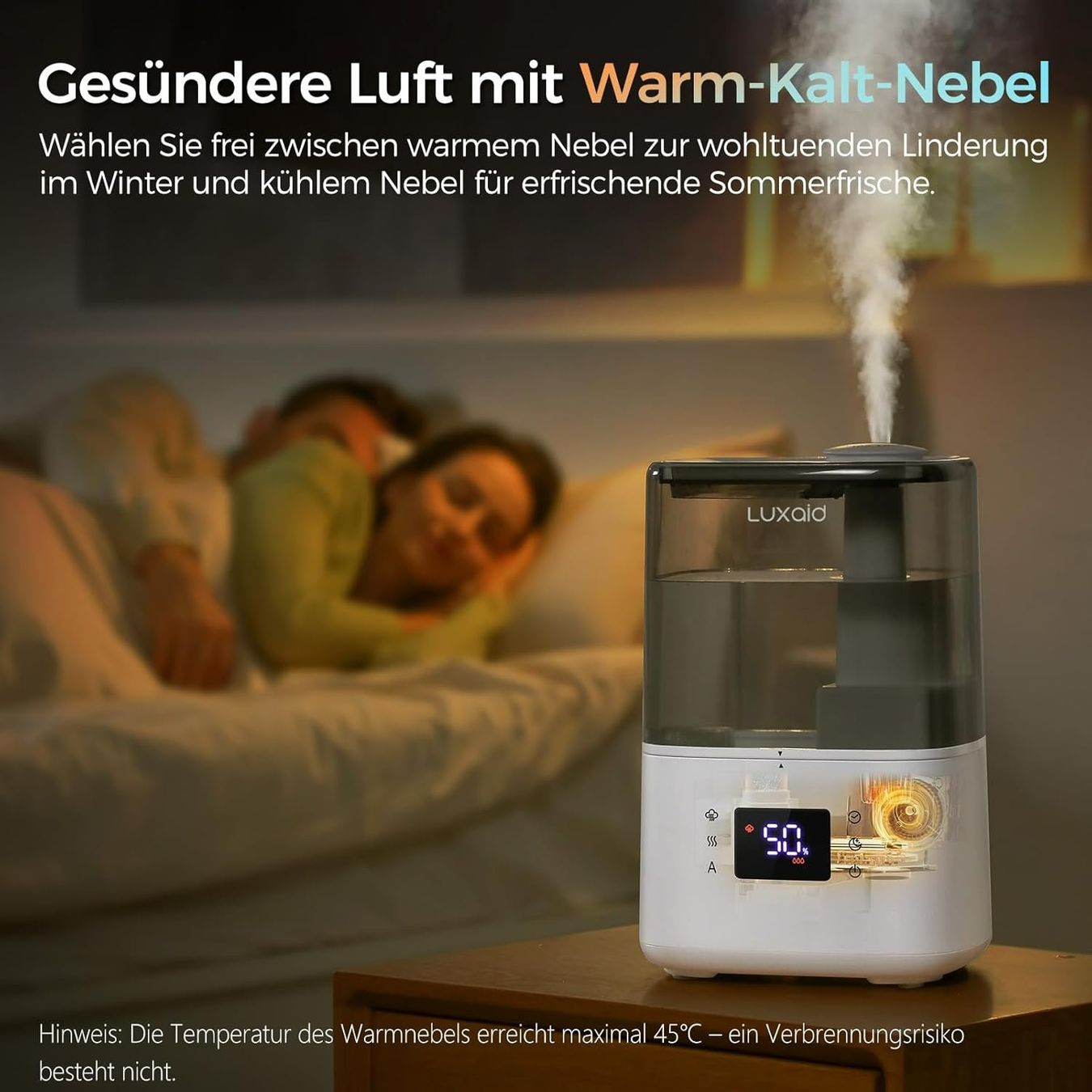 Umidificatori d'aria: Luftbefeuchter 4,5L Warm-/Kaltnebel – Nuovo e nell'imballaggio originale da Suhr venduto da SchnapperCH 1