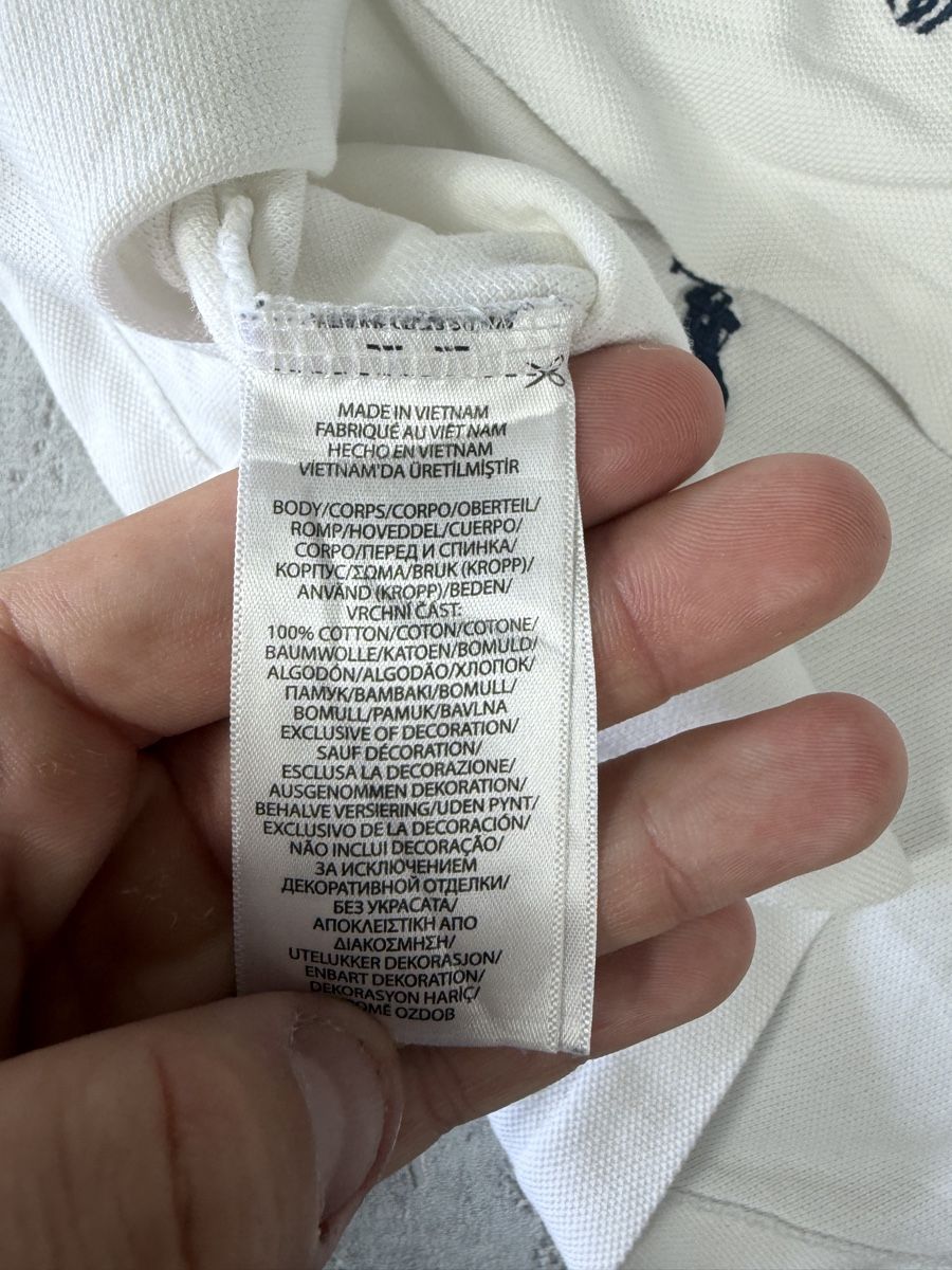 Ralph Lauren Polos: Polo Ralph Lauren blanc Multi logo bleu - XL QR code #25 – Neuf (Voir description) à Hauterive NE par Leo_o 7