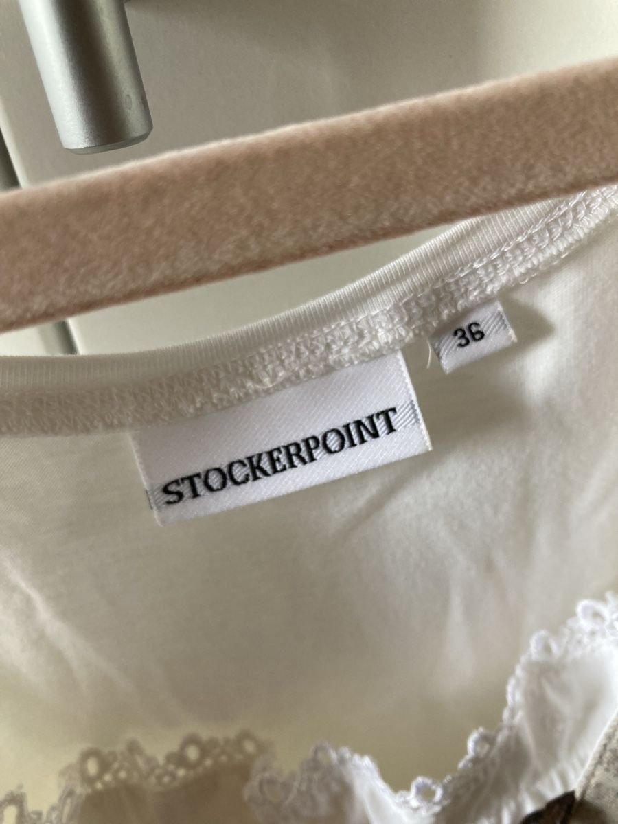 Camicette: Trachtenbluse beige weiss Gr. 36.Stockerpoint – Usato da Uesslingen venduto da manu-ela41 2