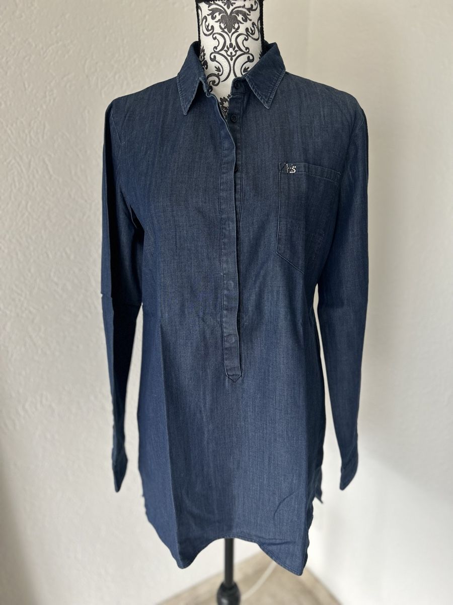 Blusen: Camicia jeans Harmont Blaine taglia 38 – Neu (gemäss Beschreibung) aus Locarno von Matic04