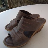 Damen Sommer Schuhe Grösse 36 braungraugrün