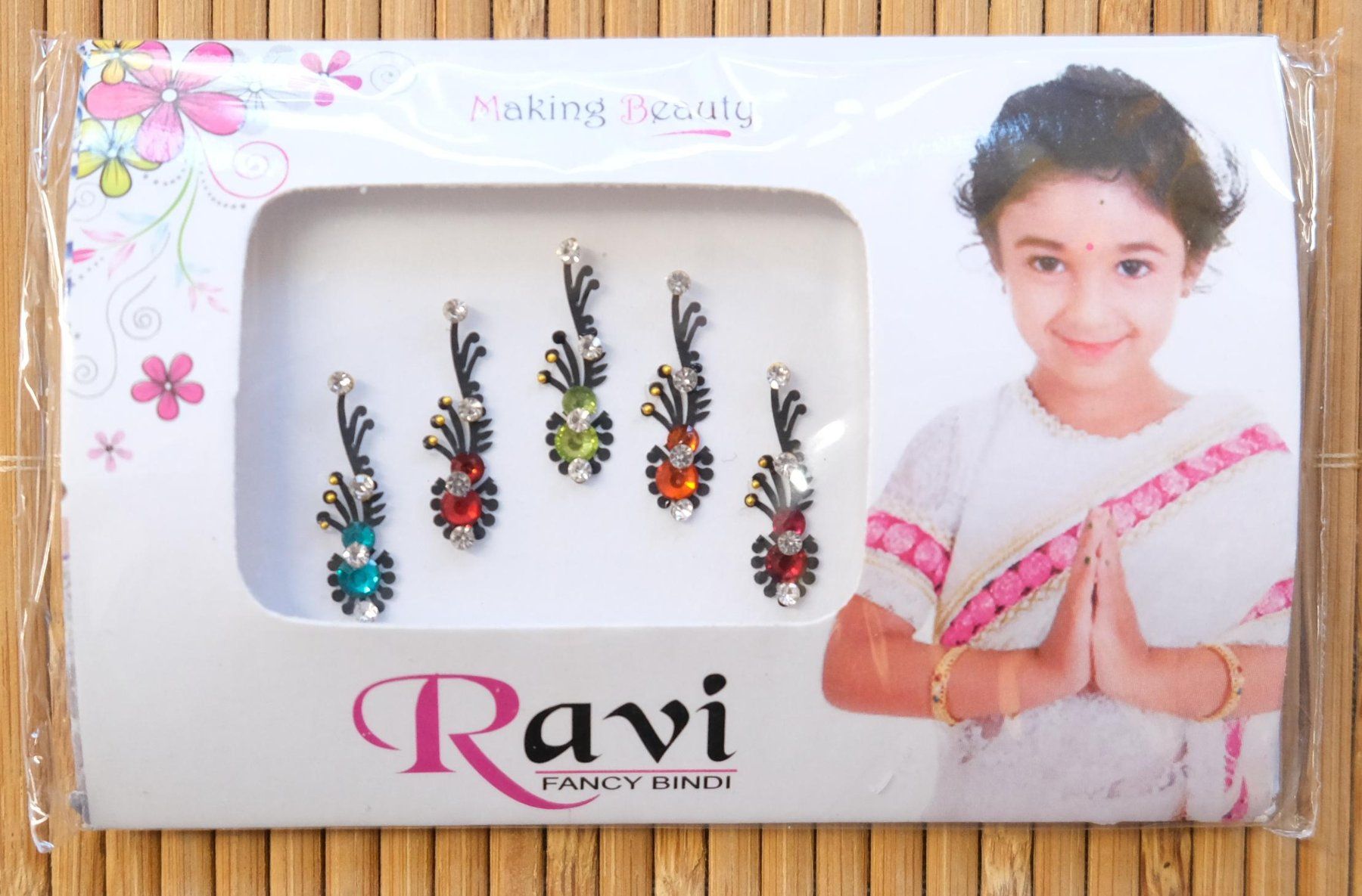 Make-up: Set 4x Bindi Stickers selbstklebender Gesichts Schmuck – Nuovo (secondo la descrizione) da Zürich venduto da Masala-Oase 2