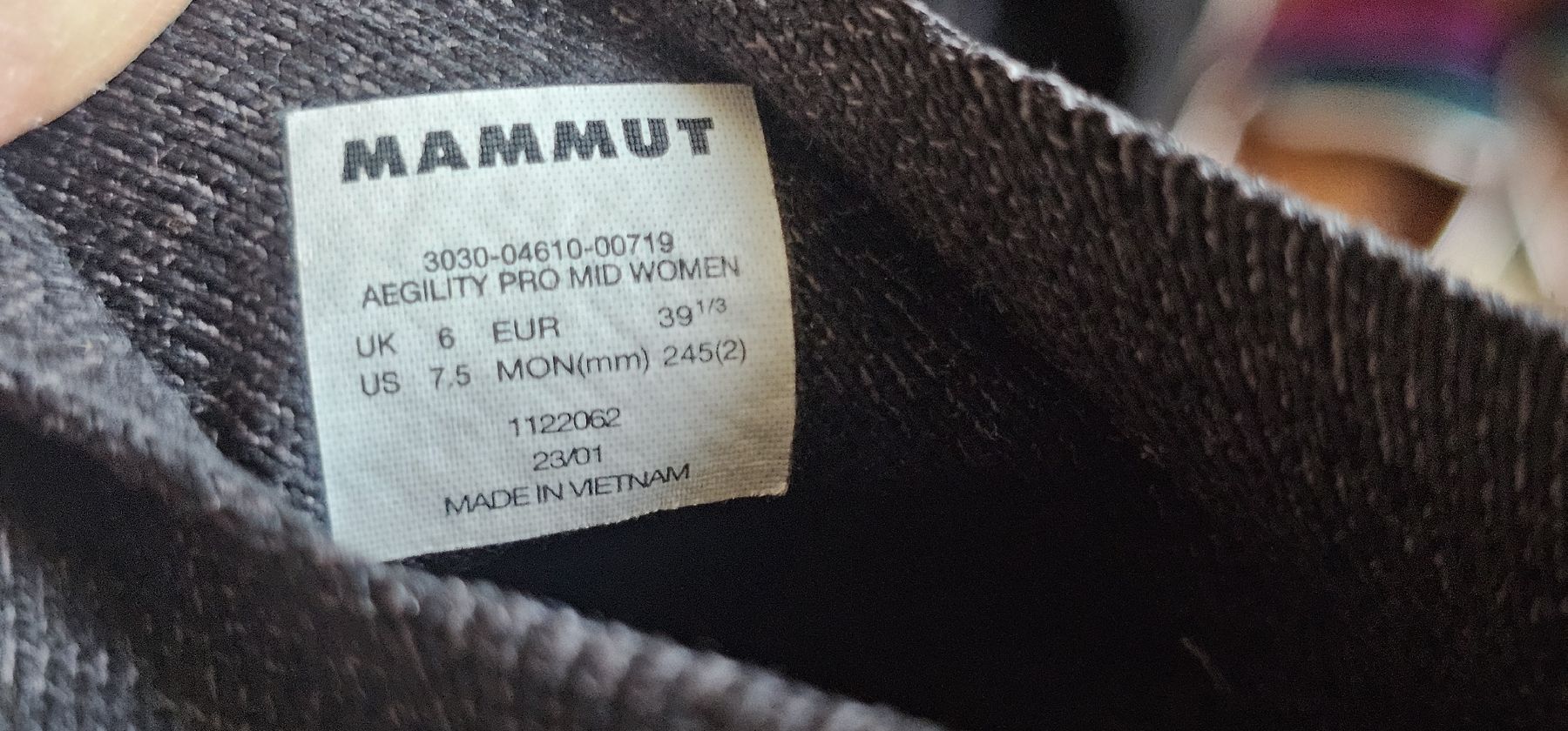 Mammut Scarpe da donna: Mammut 39,5 Aegility Pro Mid Trekking- & Wanderschuhe – Usato da Zürich venduto da bettinadiel 6