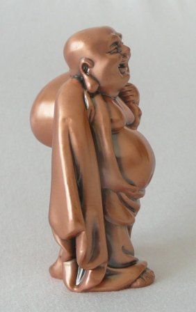 Sculture & Statue: Happy Buddha - verrotgoldet – Nuovo e nell'imballaggio originale da Mauren venduto da Yeelen 6