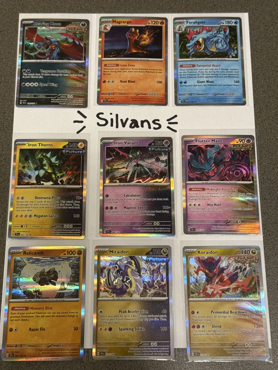Pokémon Carte collezionabili: 9 Holo Pokemon Karten Temporal Forces Englisch Set – Nuovo (secondo la descrizione) da Wil SG venduto da Silvans