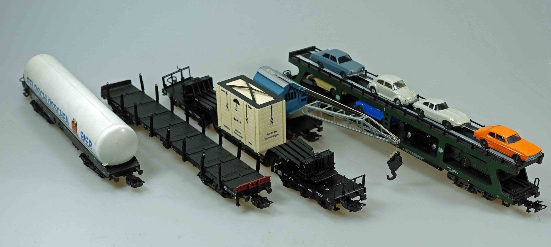 Märklin Modellini di ferrovie: Märklin 12 Güterwagen H0 WS – Usato da Niederglatt ZH venduto da bego8172 2
