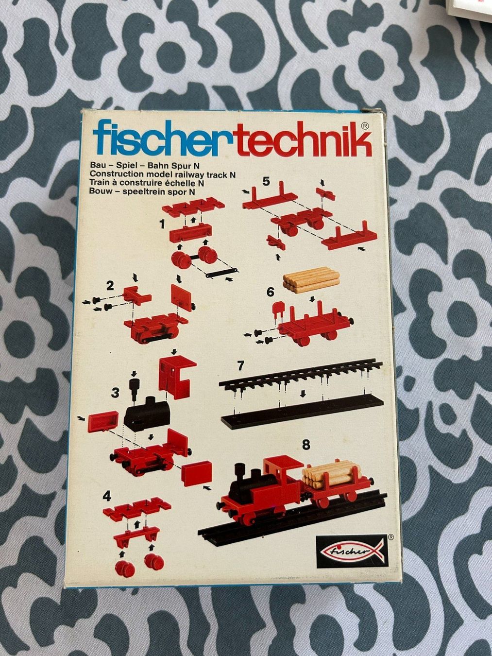 Fischer Kit di costruzioni: Fischer Technik Bau-Spiel-Bahn vintage 70s – Usato da Lausanne venduto da Retro-geek 1