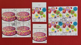 UNO WIEN ÖSTERREICH POST UNPA VIERERBLOCK ET EINZEL** 2001