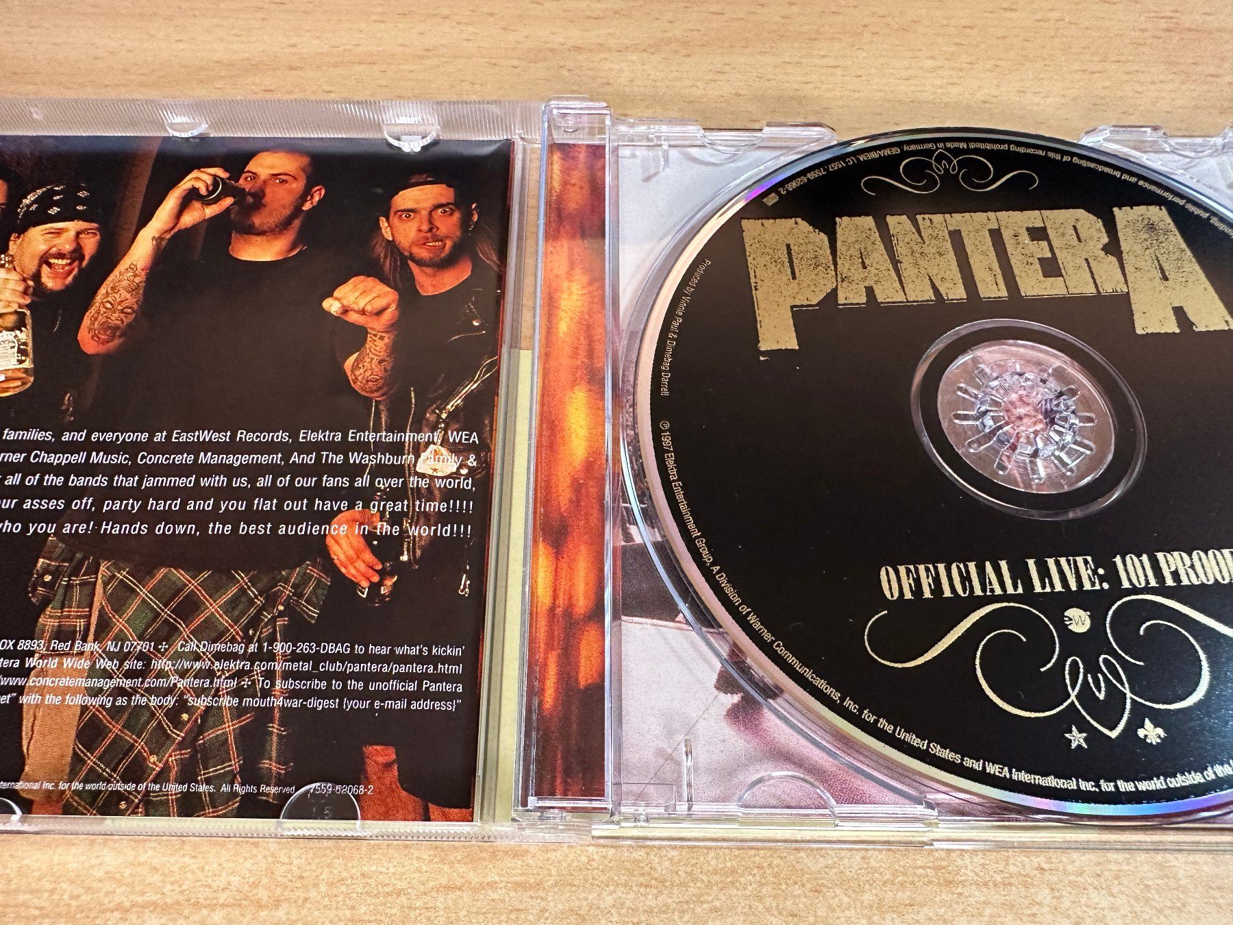 CD: J0 Pantera – Official Live: 101 Proof – Usato da Rikon im Tösstal venduto da Alpenmutz 2