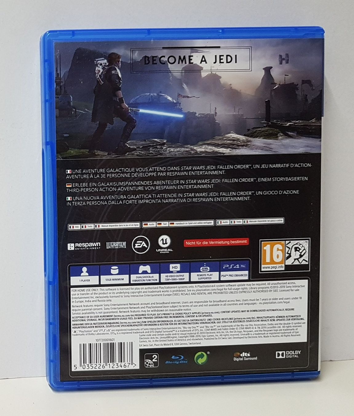 Sony Spiele: Star Wars Jedi Fallen Order ein Galaxis umspannendes Abent. – Gebraucht aus Schüpfheim von Games_Spielkonsolen 2