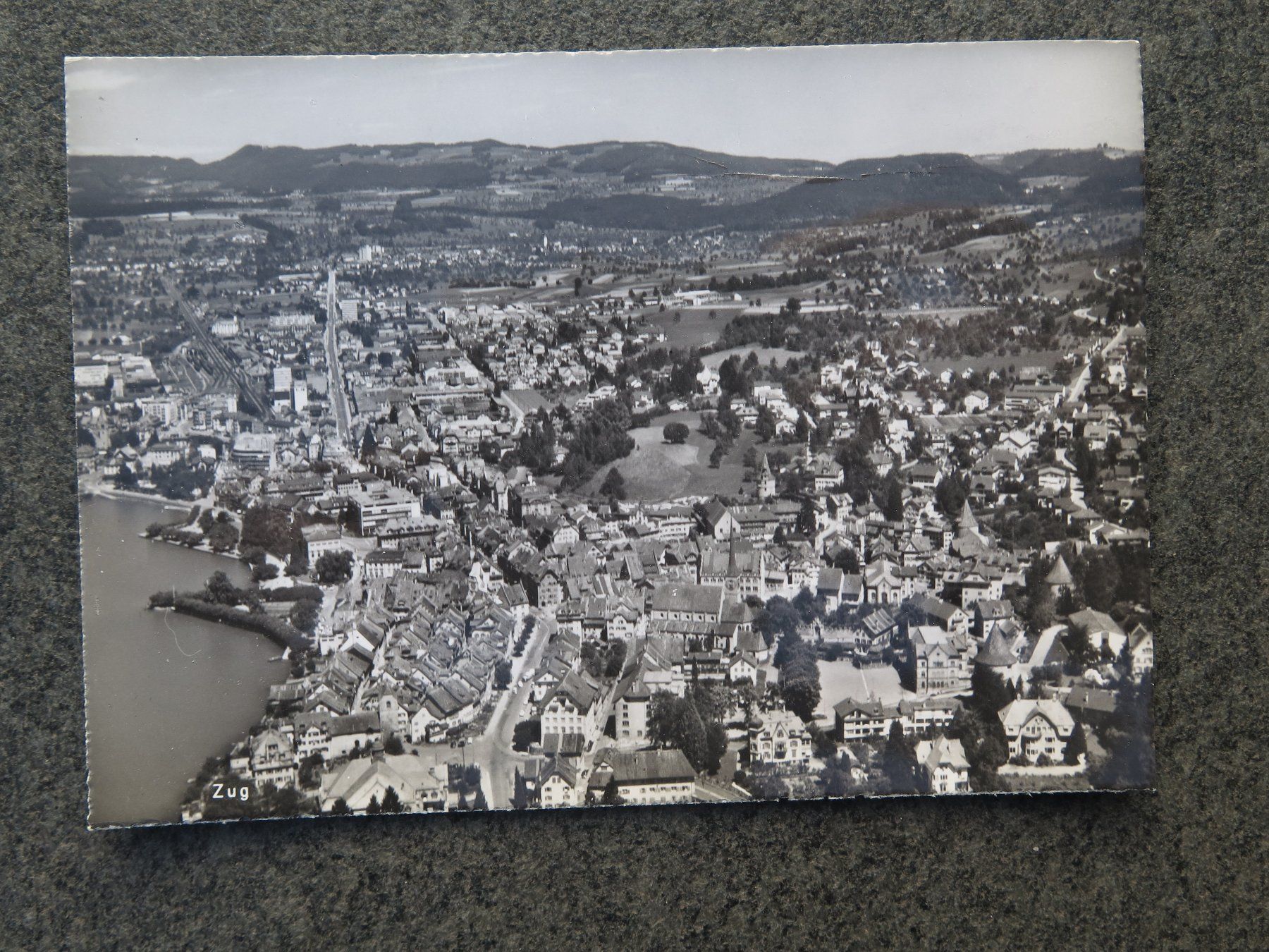 Cartoline postali: ZUG - FLUGAUFNAHME – Usato da Wittenbach venduto da lipasal