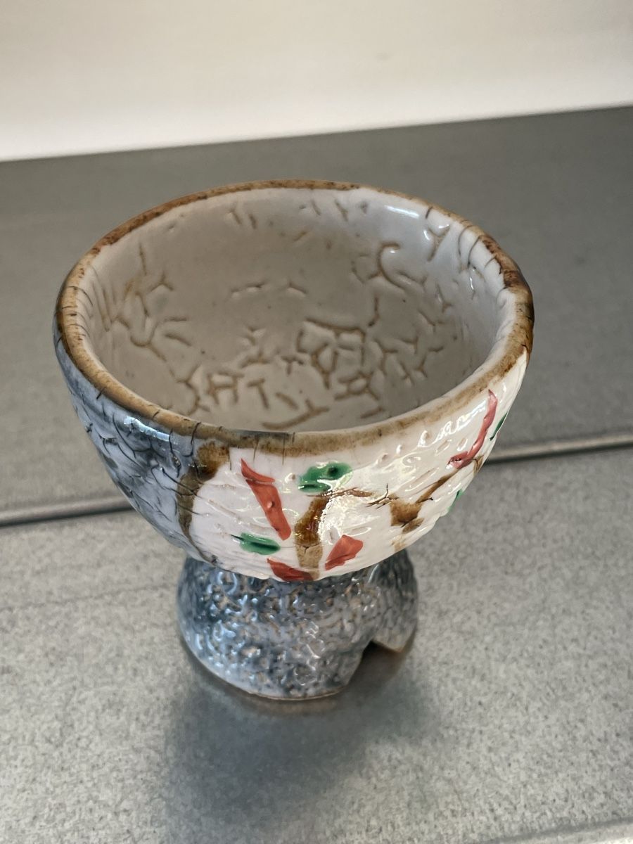 Tazze: Japanese Sake Cup midcentury studio ceramic  – Usato da Basel venduto da Amechan. 7