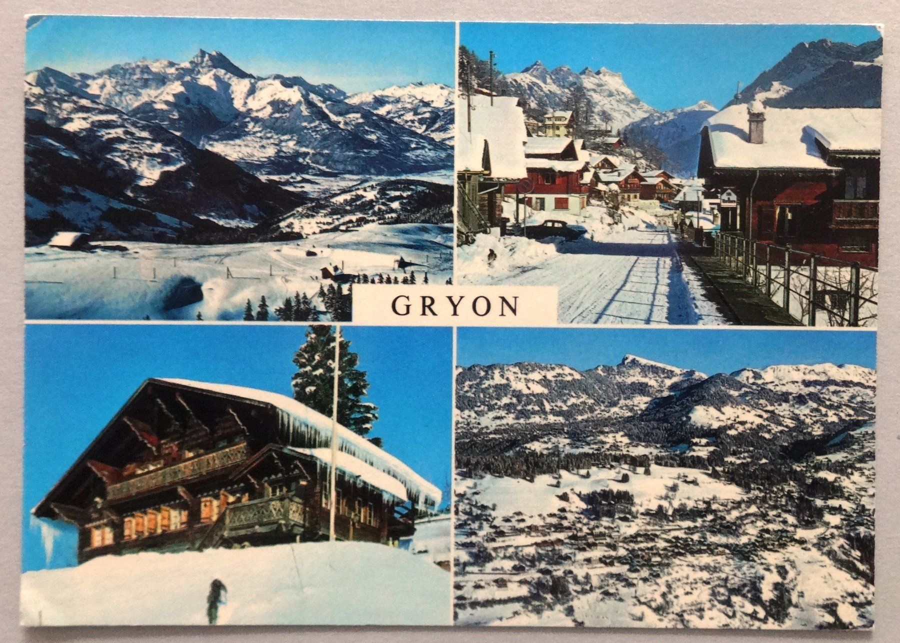 Ansichtskarten: Gryon – Gebraucht aus Fétigny von Billy2miny
