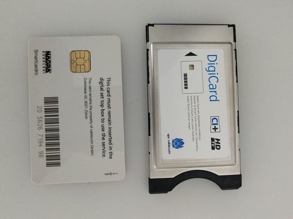 DigiCard mit CI+-Modul von UPC Cablecom (Gebraucht) in Oberglatt ZH für ...