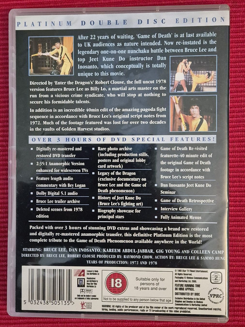 Tutti i DVDs: Bruce Lee-Set / 4 Filme / UK-Import – Usato da Chur venduto da big_5zx8 6