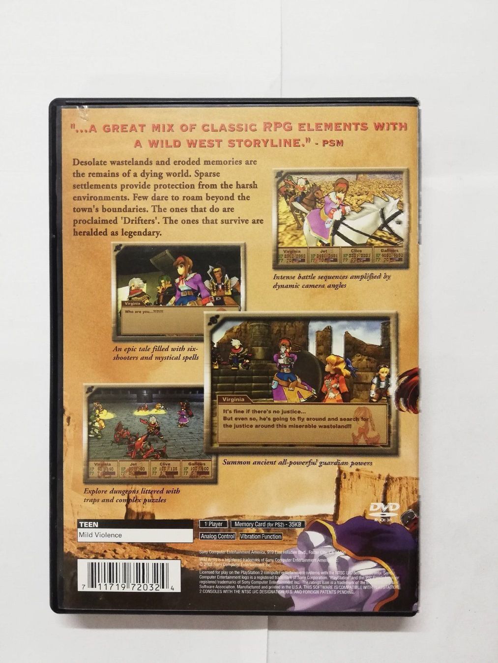 Sony Giochi: Wild Arms 3 / NTSC-U / PS2 – Usato da St. Gallen venduto da zorro_dc 1