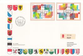 SBK 807l + 810l auf Grossbrief FDC